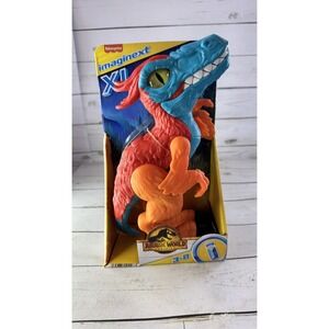 Fisher-Price Imaginext XL Jurassic World Pyroraptor Dinosaur Action Figure New